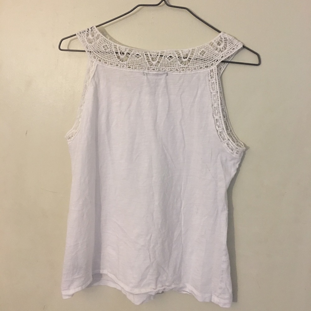 Lauren Ralph Lauren White Womens Tank Top